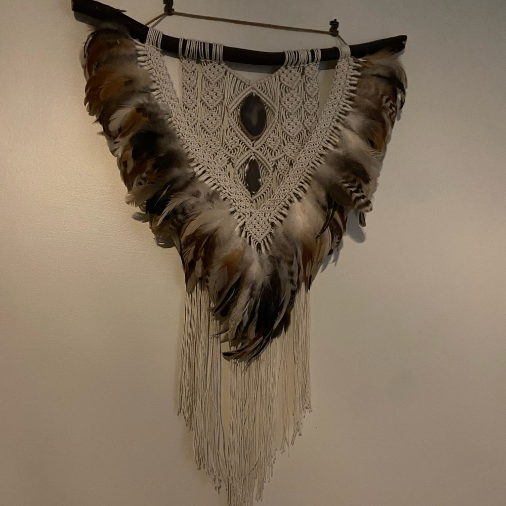 Macramé wall hanging